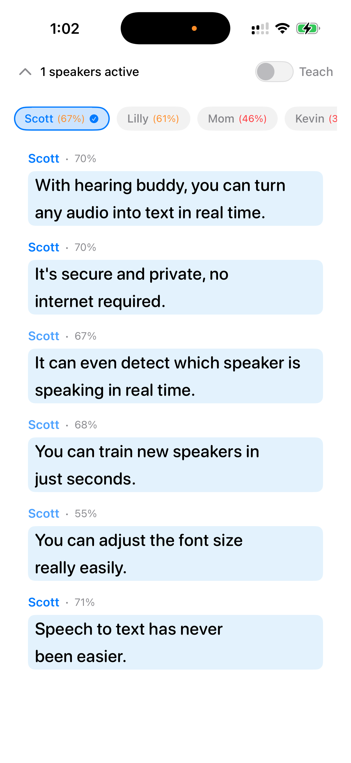 Real-time Captions