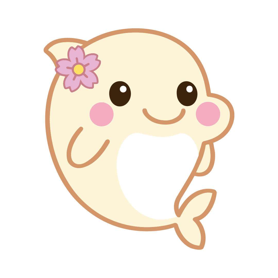 Pearl the Honeydew Blossom Dolphin