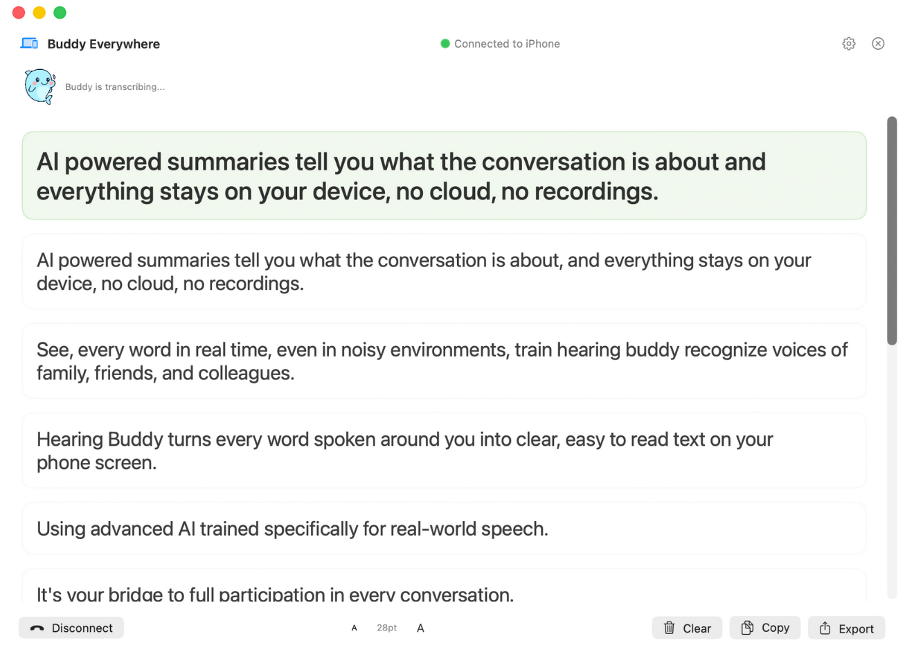 Hearing Buddy on Mac